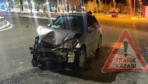 Palandöken kavşağında kaza: 4 kişi yaralandı