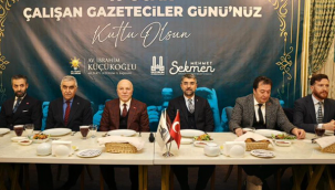 Sekmen ve Küçükoğlu'ndan medya çalışanlarına kutlama