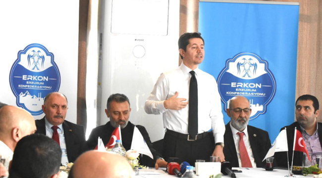 ERKON Genel Başkanı Murat Şahsuvaroğlu: "Sanayiciyi, yatırımcıyı Erzurum'a getireceğiz"