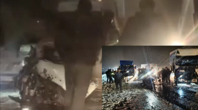 Erzurum'da trafik kazası: 4 ölü...