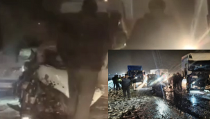 Erzurum'da trafik kazası: 4 ölü...