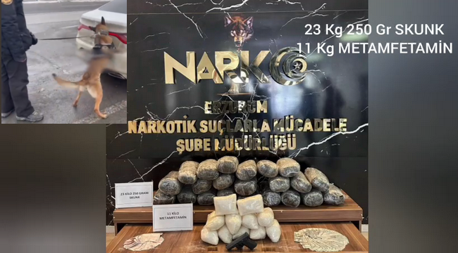 Erzurum Polisi zehire geçit vermedi