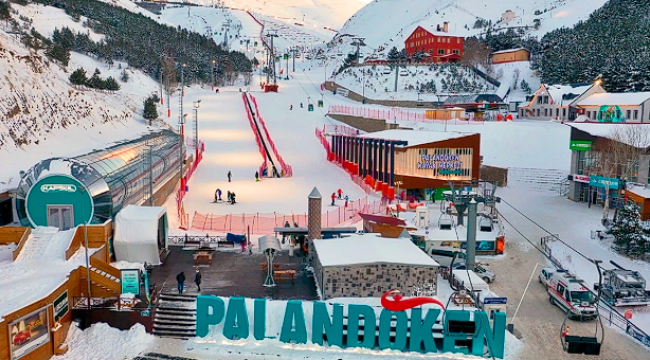 Palandöken Kayak Merkezi'nde kurallara uymayanlara ceza yağdı
