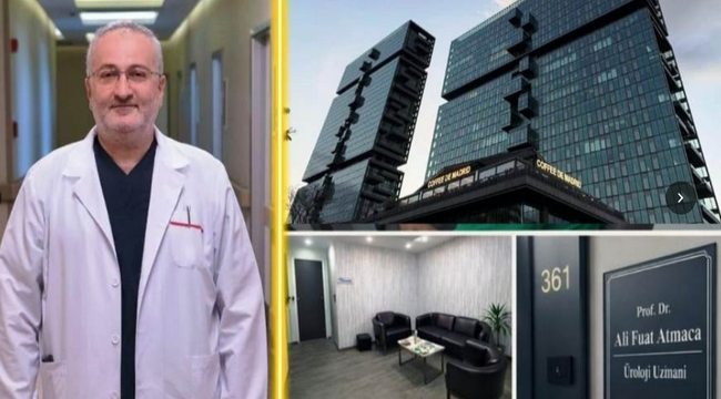 Prof. Dr. Ali Fuat Atmaca, muayenehanesinde hasta kabulüne başladı
