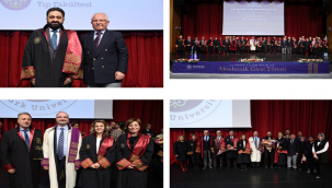 Atatürk Üniversitesinde Tıp Bayramı ve akademik giysi töreni