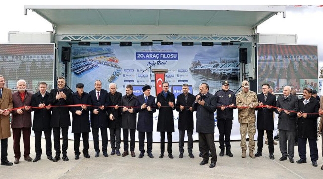 Erzurum Büyükşehir'in 20'inci Araç Filosu