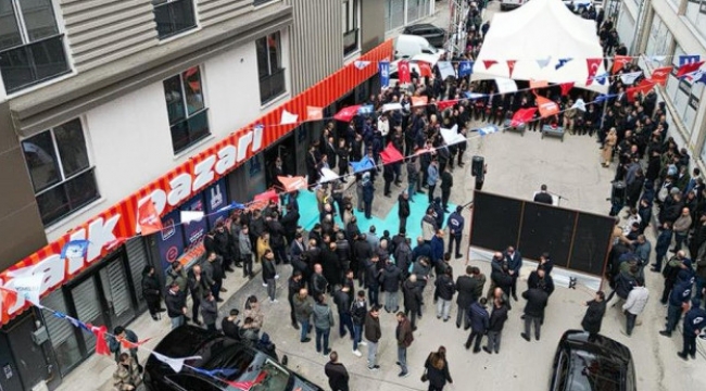 Erzurum'da halk pazarlarının 14'üncü şubesi Mumcu'da açıldı