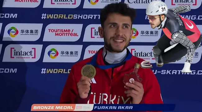 Furkan madalyaya aktı...