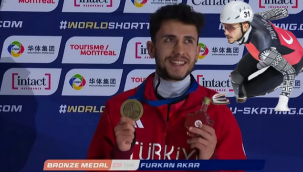 Furkan madalyaya aktı...