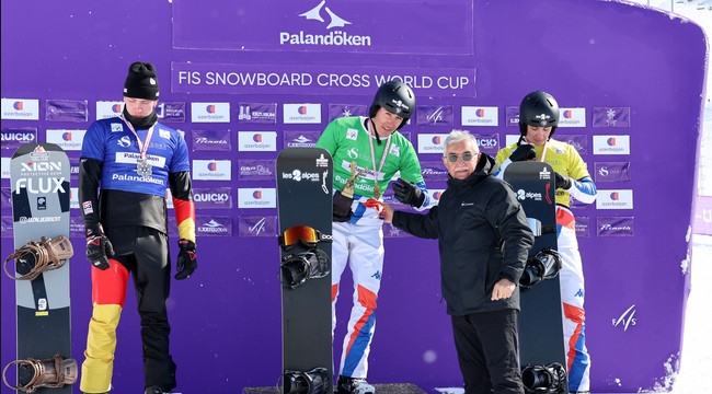 Palandöken'de FIS SBX Snowboard Dünya Kupası Zirvesi