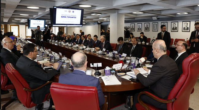 Üniversitelerarası Kurul Erzurum'da toplandı
