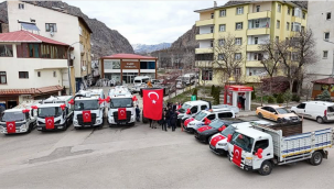 Uzundere'ye yeni hizmet araçları