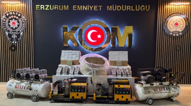 Depoyu sigara imalathanesine dönüştürmüş