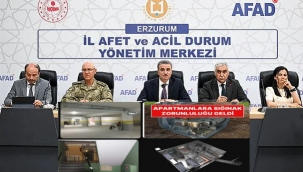 Erzurum'da masaya yatırıldı...