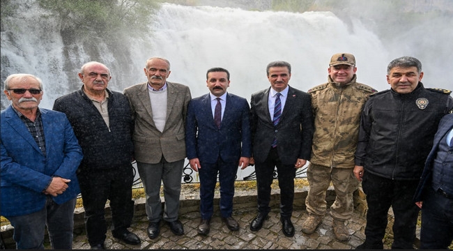 Vali Baruş, Tortum Şelalesi'ne dikkat çekti