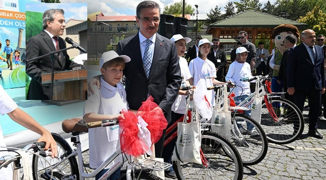 "Dumansız bir dünya bırak çocuğuna, bisikleti de bizden olsun!"