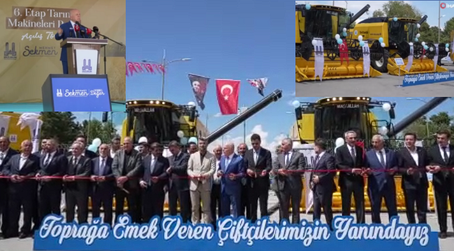 Erzurum Büyükşehir Belediyesi'nden Tarıma Ekipman Desteği
