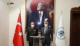 3. Ordu Komutanı Öngay, Vali Makas'a ziyarette bulundu