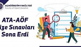 Açıköğretim Fakültesi vize sınavları sona erdi