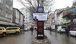 Ağrı Belediyesi'nden caddelere dekoratif tabela