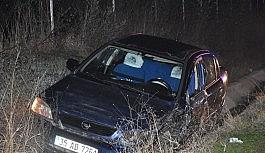 Alkollü sürücü 2 araca çarpıp sulama kanalına düştü: 1 yaralı