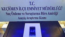 Ankara'da motosikletli kapkaç şüphelisi yakalandı