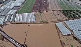 Antalya'da sel 9 bin 530 dekar ekili alana zarar verdi