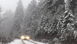 Artvin´de kar yağışı etkili oldu