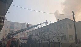 Askerlik şubesinde çıkan yangın korkuttu