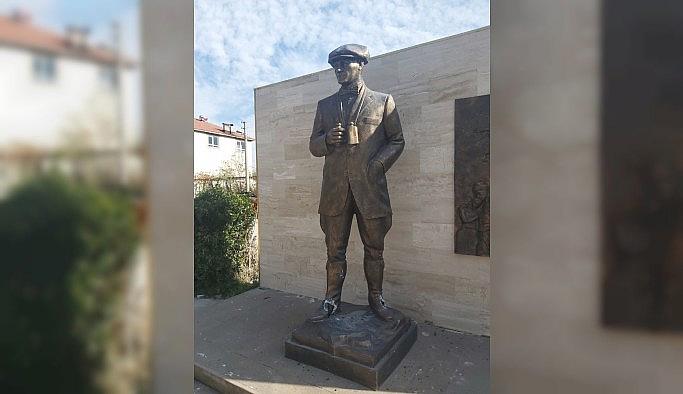 Atatürk büstlerine zarar veren şüpheli, gizlendiği bağ evinde yakalandı