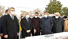 Bakan Yardımcısı Demircan Millet kütüphanesi inşaatında inceleme yaptı