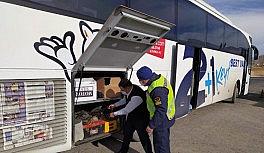 Başkale'de kar lastiği ve zincir denetimi