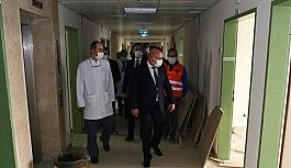 Başkan Altınok Gaziler katındaki çalışmayı denetledi