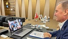 Başkan Böcek çevrimiçi düzenlenen ASBAŞ Toplantısına katıldı