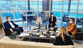 Başkan Sandal'dan Endonezya Büyükelçisine 'Nutuk' hediyesi