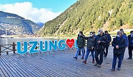 Başkan Zorluoğlu Uzungöl'de incelemelerde bulundu