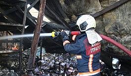 Başkent'te korkutan yangın