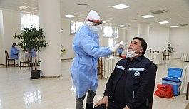 Battalgazi'de belediye personeline covid-19 testi