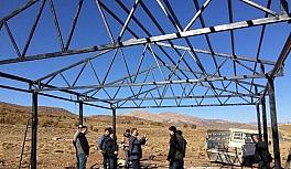 Bingöl'de 38 adet hayvan gölgeliği yapıldı