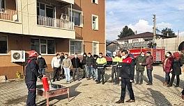Bingöl'de polise yangın eğitimi