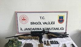 Bingöl'de silah ve mühimmat ele geçirildi
