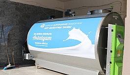 Bozova ve Yeşilyayla'ya süt tankı