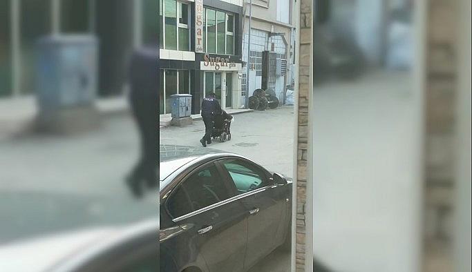 Bursa Polisi'nden "insanlık ölmemiş" dedirten hareket