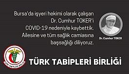 Bursa'da bir doktor daha koronavirüs sebebiyle hayatını kaybetti