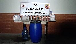 Bursa'da çok miktarda sahte alkol ele geçirildi