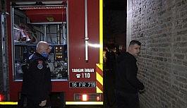 Bursa'da marangozhanede çıkan yangın korkuttu