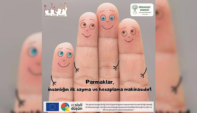 Diskalkuli Derneğinden "Haydi, Eller Havaya" projesi