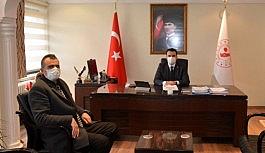 DKMP Müdürü Kahraman'dan Kaymakam Çelik'e ziyaret