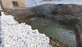 Eksi 15 derecede kaplıca keyfi