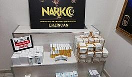 Erzincan'da 12 bin 260 adet hap ve toplam bin 550 adet ampul ele geçirildi